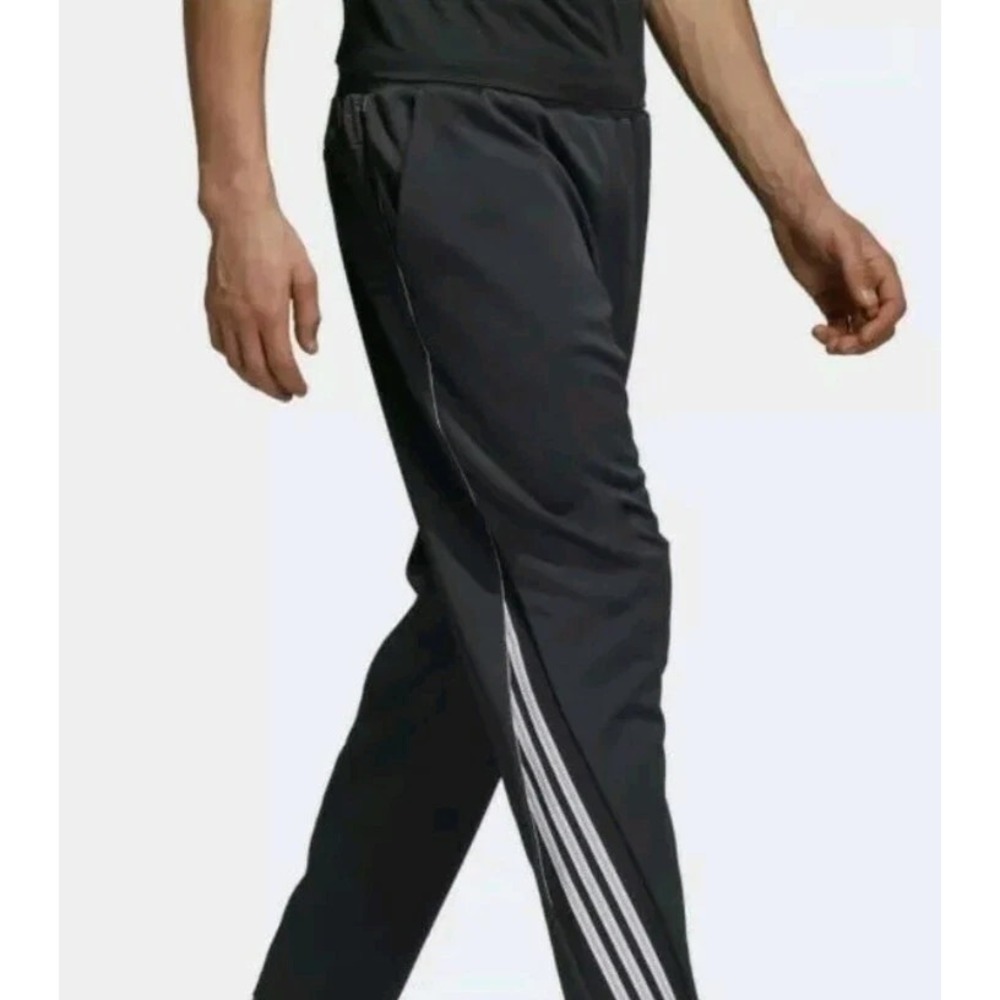 NEW Adidas BR8 US TP DM4463 Men's Size XL Black White Stripe Track Pants - Picture 4 of 16